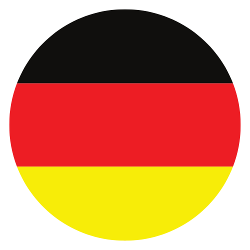 drapeau allemand dans un cercle